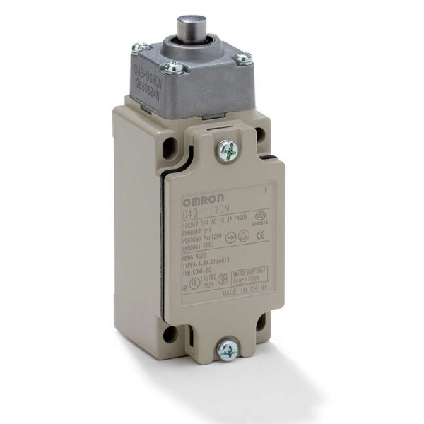  Выключатель безопасности концевой D4B4170N.1 plunger SPDB NO/NC мгновен. действия 10А Omron 373246 