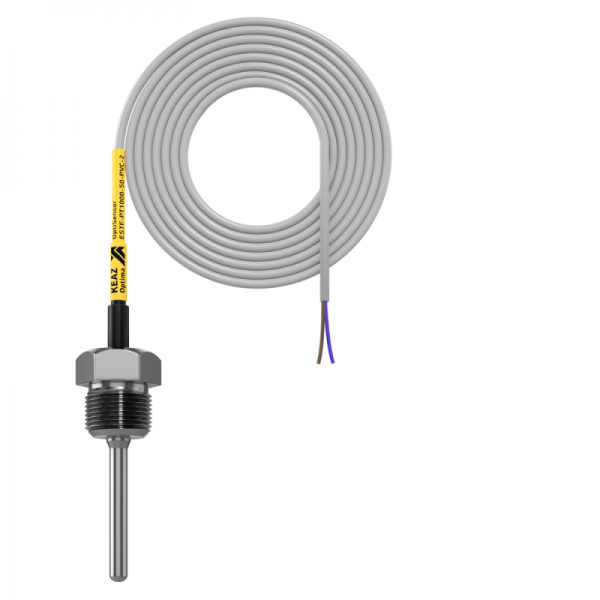  Датчик температуры погружной OptiSensor ESTF-PT1000-50-PVC-2 КЭАЗ 285967 