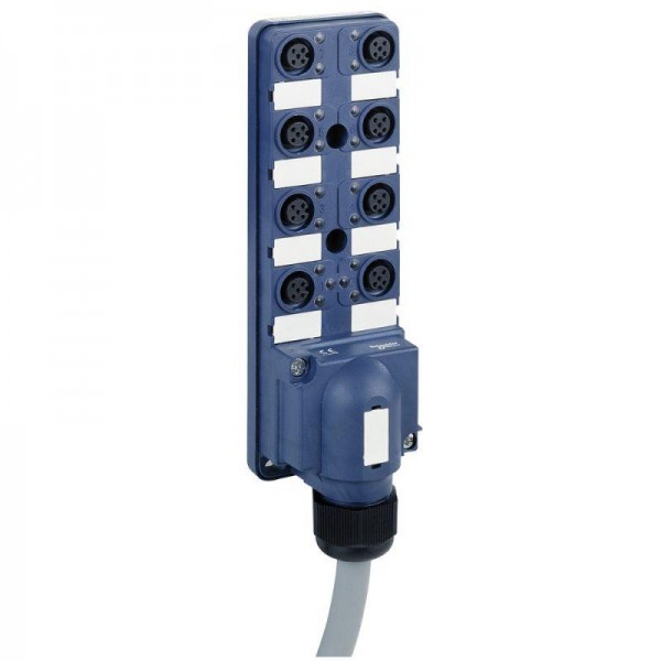  Блок клеммный пассив. 8 каналов IP67 M12 с каб. IP67 SchE ABE9C1280L05 