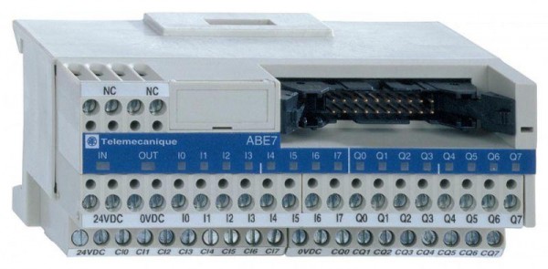  База TELEFAST на 8 каналов вх./8 каналов вых. инд. состояния канала SchE ABE7H16CM21 