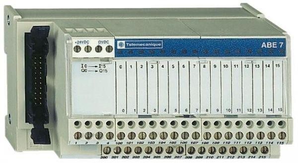  База TELEFAST 16 вх./вых. индикация состояния канала выбор полярн. 0 или 24В изолир. SchE ABE7H16S21 