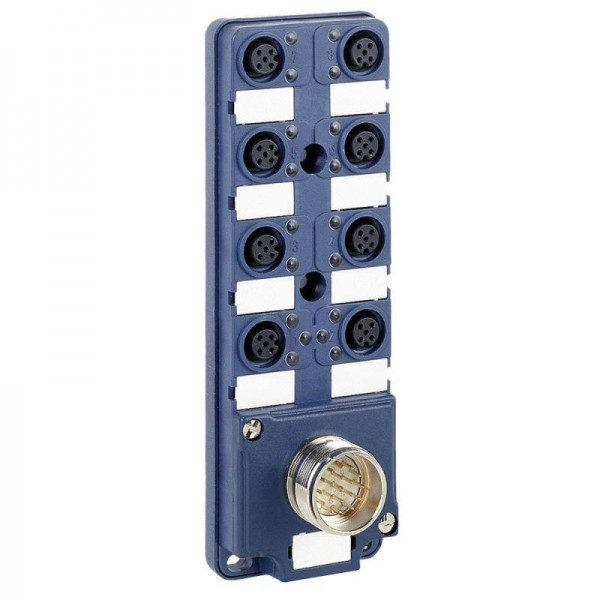  Блок клеммный IP67 8 каналов M12/M23 SchE ABE9C1281C23 