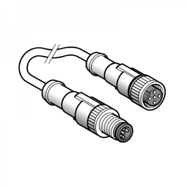  Коннектор с разъемами M12 3-pin SchE XZCR1511040A1 