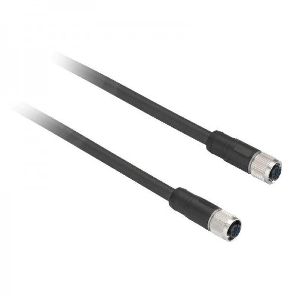  Кабель с коннектором М12 дл. 2м 24В SchE XZCR1111064D5 