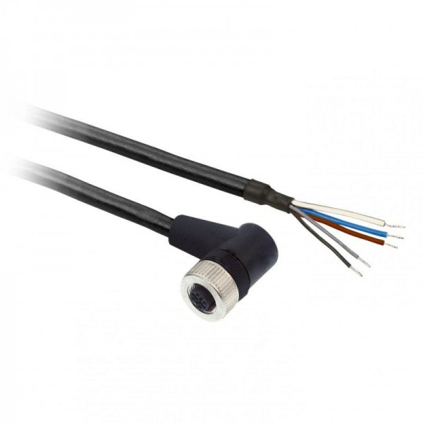  Кабель с коннектором М12 5-pin 2м разъем угловой SchE XZCP12V12L2 