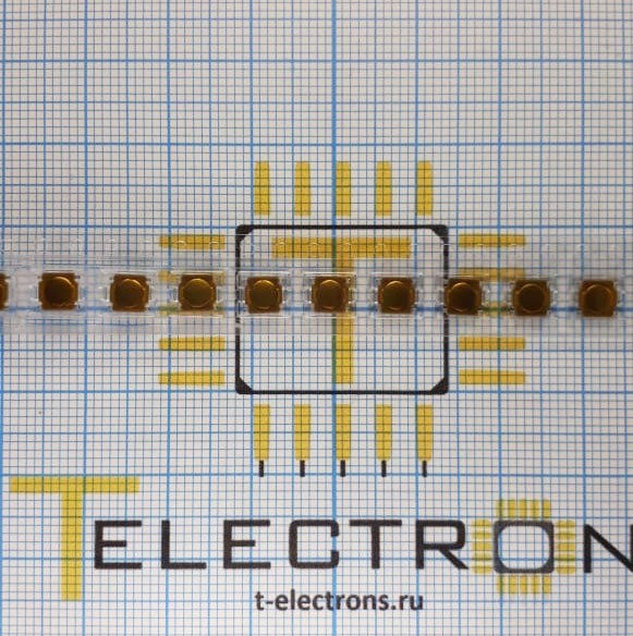  Кнопка тактовая 4.5 x 4.5 SMD, TL3315NF100Q 