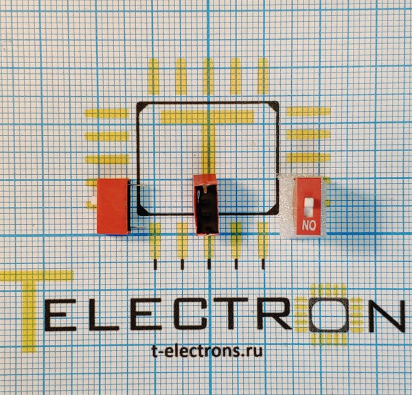  Переключатель DIP, DS1040-01RN 