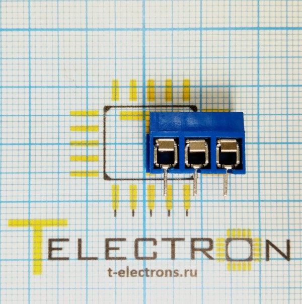  Винтовой клеммный блок с защитой провода, DG306-5.0-03P-12-00A 