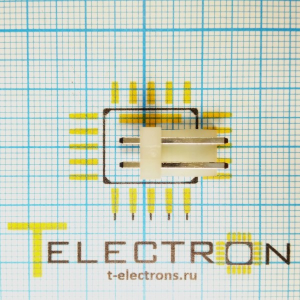  Вилка на плату прямая 3.96мм, PWL-2 