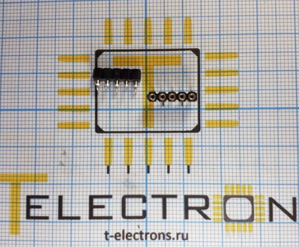  Розетка 2.54мм 1х5, DS1002-01-1*5S-22 
