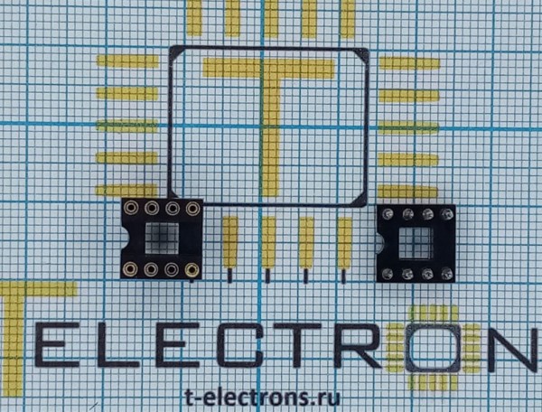 Панель 8-контактная цанговая TRS- 8 (SCSM-8) (DS1001-01-8N) 
