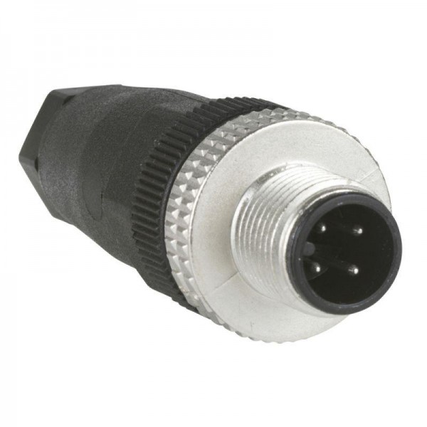  Соединение прямое М12 разъем 4 штыря SchE XZCC12MDM40B 