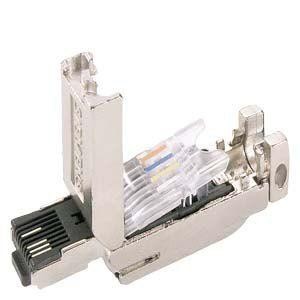  Соединитель штекерный SIMATIC NET IE FC RJ45 180 RJ45 для пром. условий в метал. корпусе Siemens 6GK19011BB102AA0 