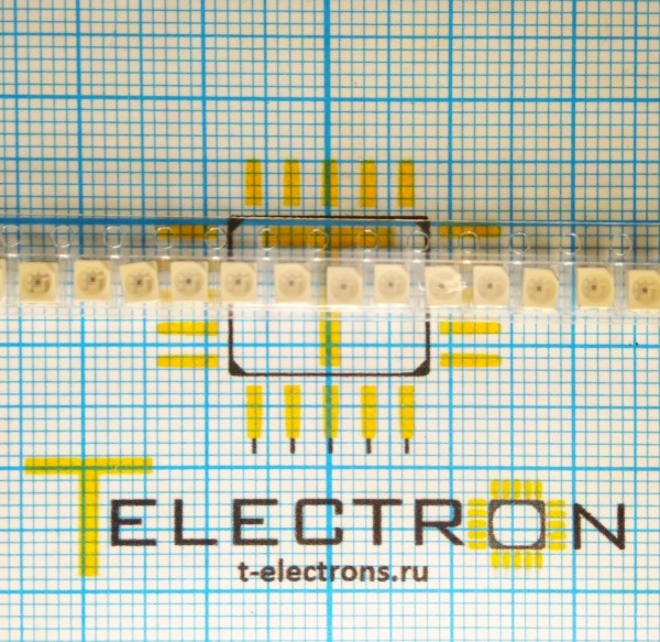  Светодиод зелёный SMD, HSME-A401-P4PM1 