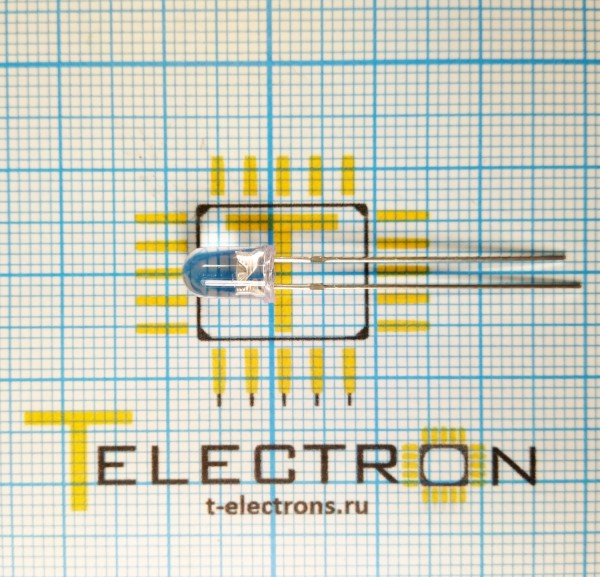  Светодиод белый холодный 60° d=5мм, BL-L513UWW 