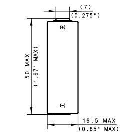 Аккумулятор 3.6 В, 1200 мАч, TLP-96311/A/SM 