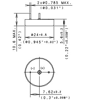  Аккумулятор 3.6 В, 550 мАч, TL-2450X 