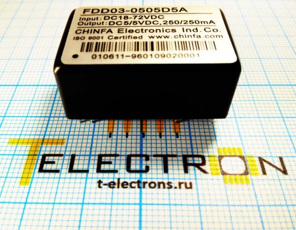  DC-DC конвертор, FDD03-0505D5A 