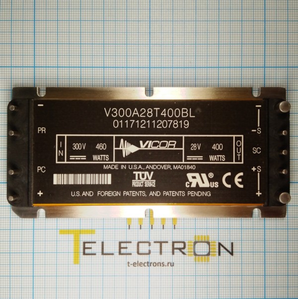  DC-DC преобразователь V300A28T400BL 