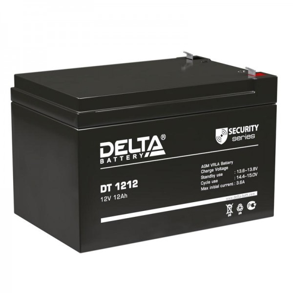  Аккумулятор 12В 12А.ч. Delta DT 1212 