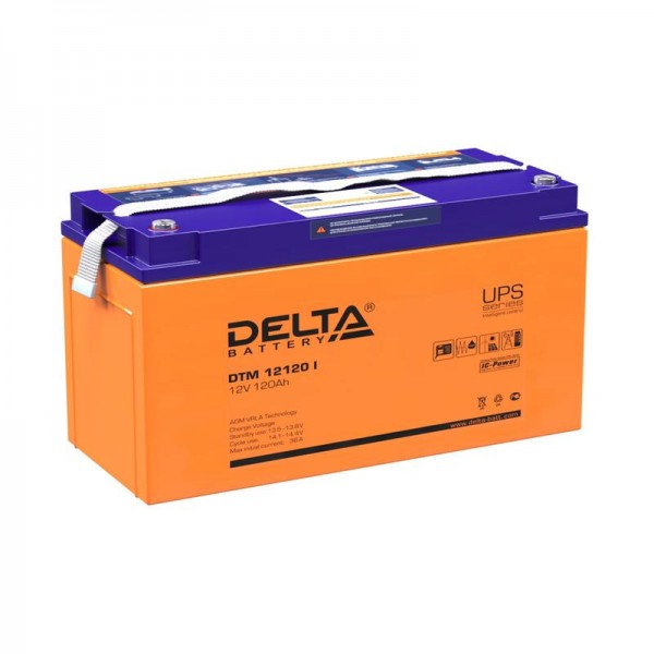  Аккумулятор 12В 120А.ч Delta DTM 12120 I 