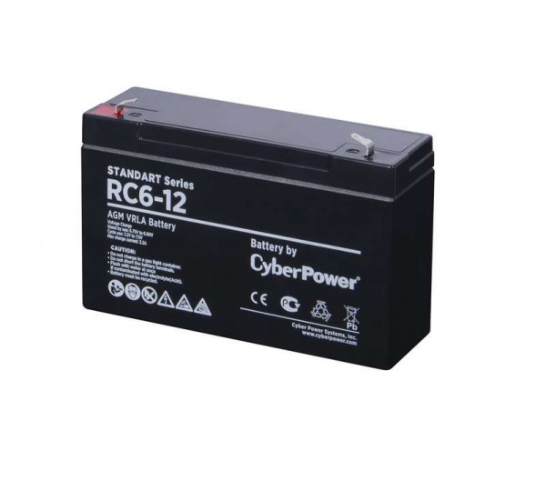  Батарея аккумуляторная SS 6В 12А.ч CyberPower RC 6-12 