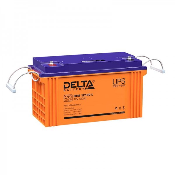  Аккумулятор 12В 120А.ч Delta DTM 12120L 