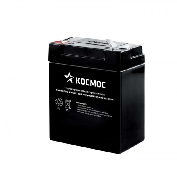  Аккумулятор 4В 900мА.ч для фонарей 6010LED 6010LED_radio7005LED Космос KOCAccu4V0.9Ah 