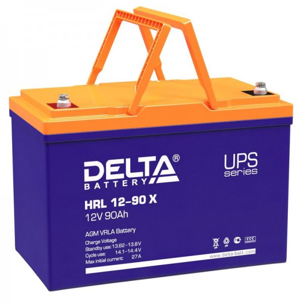  Аккумулятор 12В 90А.ч Delta HRL 12-90 X 