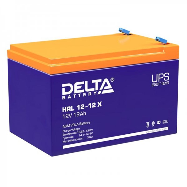  Аккумулятор 12В 12А.ч. Delta HRL 12-12 Х 