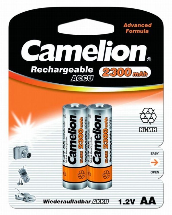  Аккумулятор R6 NI-MN 2300мА.ч BP-2 (блист.2шт) Camelion 5221 