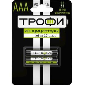  Аккумулятор HR03-2BL 950мА.ч (блист.2шт) Трофи C0032097 
