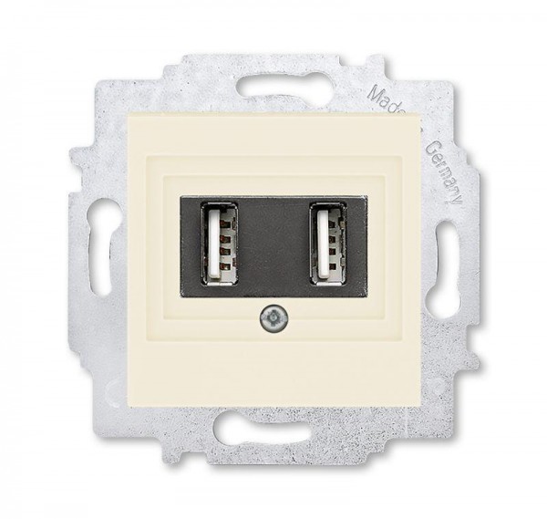  Устройство зарядное USB двойн. Levit сл. кость ABB 2CHH290040A6017 