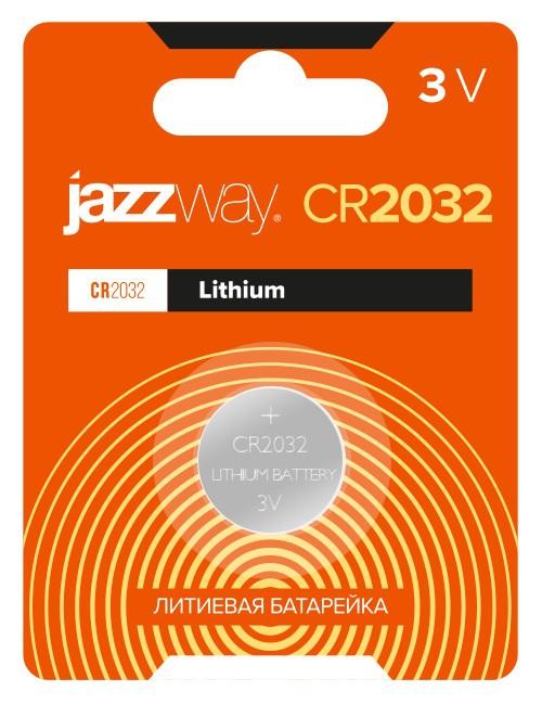  Элемент питания литиевый CR2032 BL-1 JAZZway 2852892 