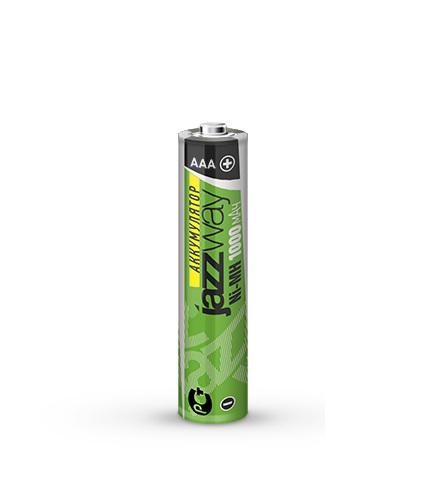 Аккумулятор AAA/HR03 NI-MH 1000мА.ч предзаряженный BL-2 (блист.2шт) JAZZway 5007932 