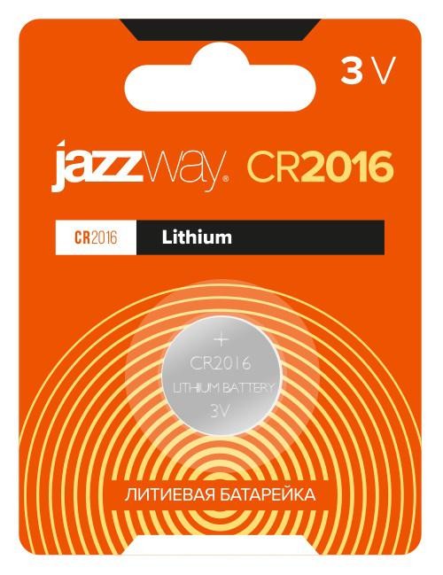 Элемент питания литиевый CR2016 BL-1 JAZZway 2852830 