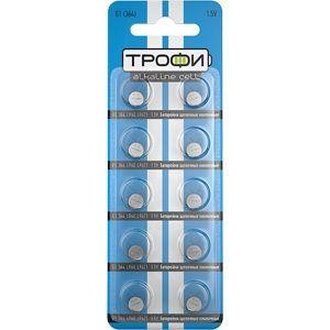  Элемент питания алкалиновый "таблетка" G1 (364) LR621 LR60 (блист.10шт) Трофи C0035050 