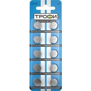  Элемент питания алкалиновый "таблетка" G13 (357) LR1154 LR44 (блист.10шт) Трофи C0034935 