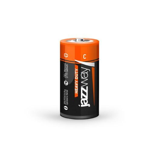  Элемент питания солевой R14 Heavy Duty (уп.2шт) JAZZway 5004184 