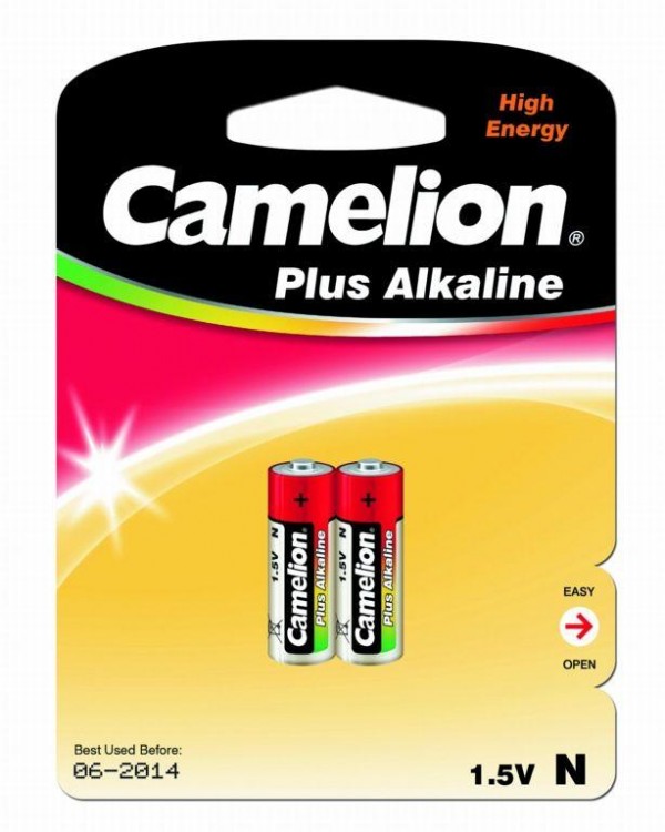  Элемент питания алкалиновый LR LR1-BP2 BL-2 (блист.2шт) Camelion 2605 