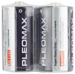  Элемент питания солевой S R14 (блист.2шт) Pleomax C0010624 