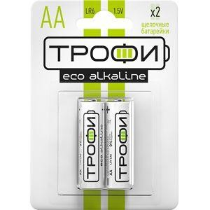  Элемент питания алкалиновый LR6-2BL ECO (блист.2шт) Трофи Б0017045 