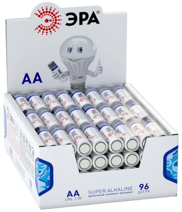  Элемент питания алкалиновый LR6-4S promo-box (уп.4шт) ЭРА Б0018951 