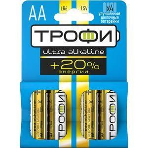  Элемент питания алкалиновый LR6-4BL ULTRA (блист.4шт) Трофи Б0015138 