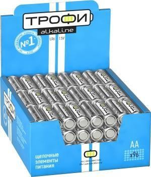  Элемент питания алкалиновый LR6-4S promo-box (уп.4шт) Трофи Б0017350 