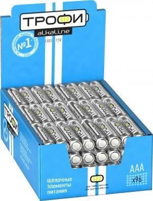  Элемент питания алкалиновый LR03-4S promo-box (уп.4шт) Трофи Б0017349 