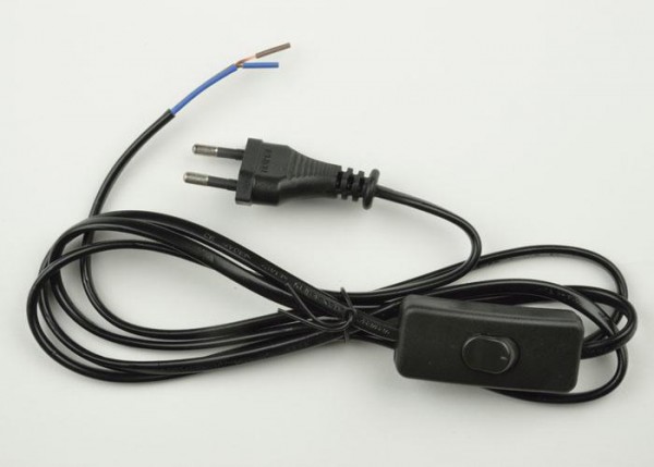  Шнур сетевой UCX-C10/02A-170 BLACK с вилкой и выкл. 2А 500Вт 1.7м черн. Uniel UL-00004429 