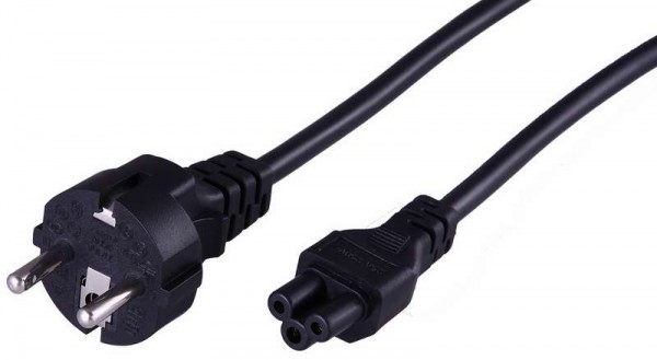  Шнур сетевой Евро 3х0.75кв.мм 1.8м (PVC) (с заземлением) (ноутбук) Rexant 11-1151 