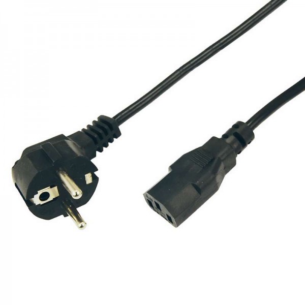  Шнур сетевой Евро 0.75кв.мм 3м (PVC) (с заземлением) Rexant 11-1132 