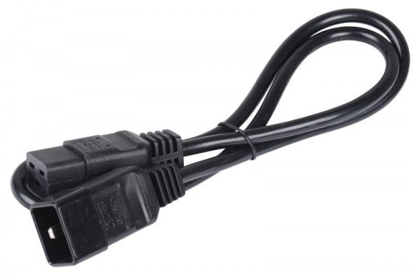  Кабель электропит. PDU 3х1.5 1м с разъемами С19-C20 ITK PC-C19C20-1M 